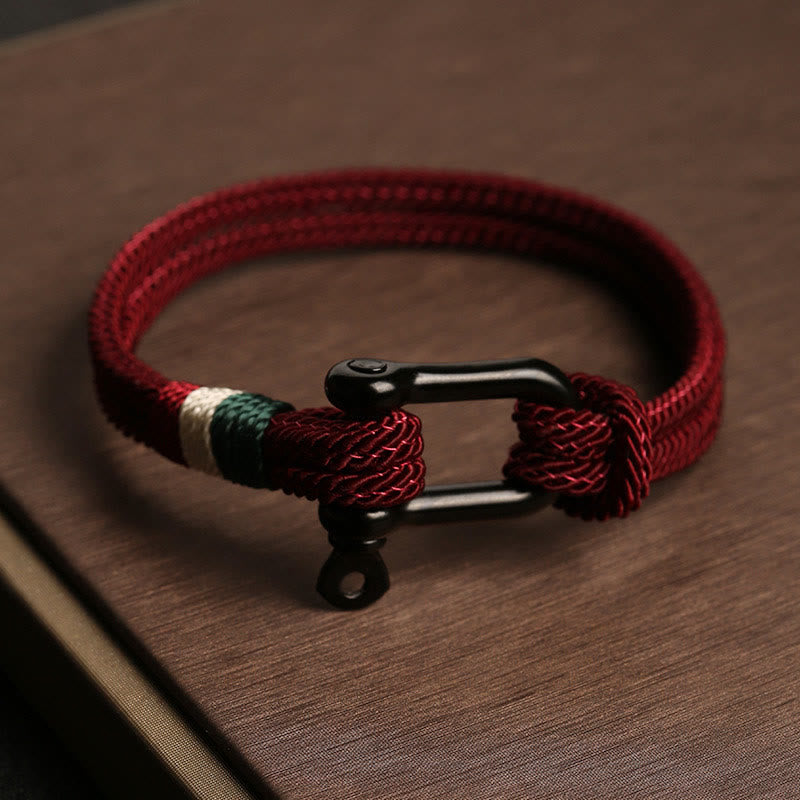 Stone of buddha Simple Design Luck Stainless Steel Buckle Bracelet