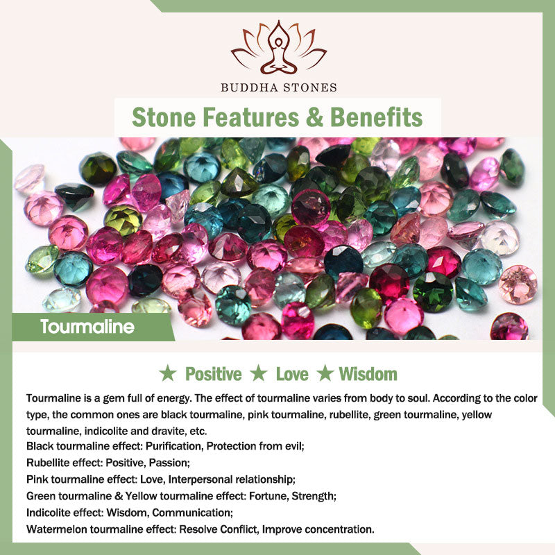 Stone of buddha Natural Tourmaline Garnet Strawberry Quartz PiXiu Moonstone Protection Bracelet