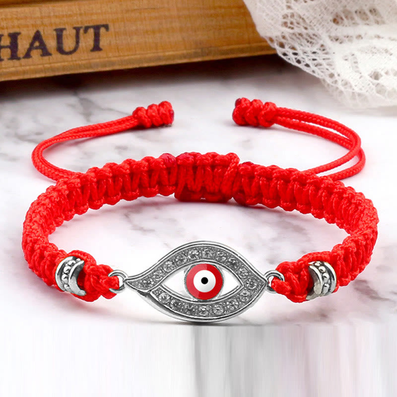 Stone of buddha Evil Eye Keep Away Evil Spirits String Bracelet