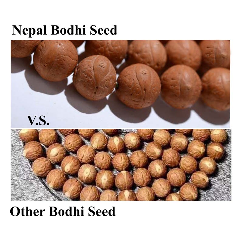Stone of buddha 108 Mala Beads Nepal Bodhi Seed Luck Wealth Tassel Bracelet