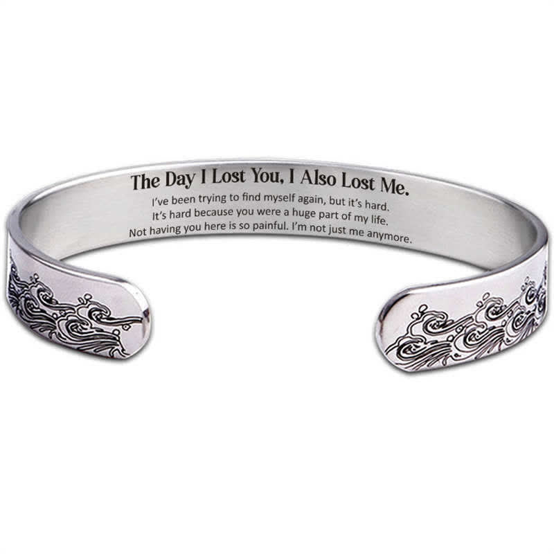 Stone of buddha The Day I Lost You Memorial Harmony Bracelet Bangle