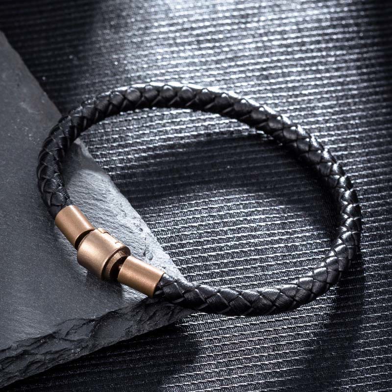 Stone of buddha Vintage Leather Rope Luck Braid String Bracelet