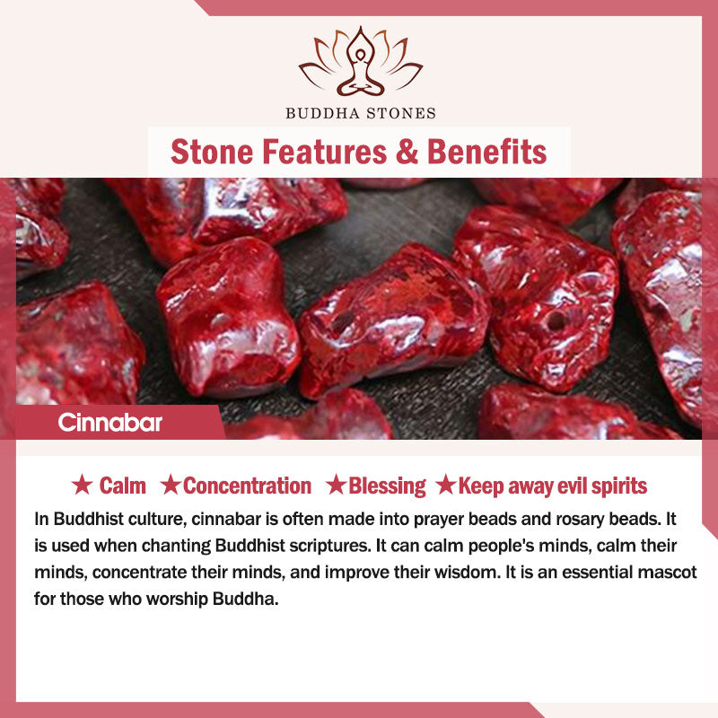 Stone of buddha Natural Strawberry Quartz Cinnabar Lucky Koi Fish Healing Bracelet