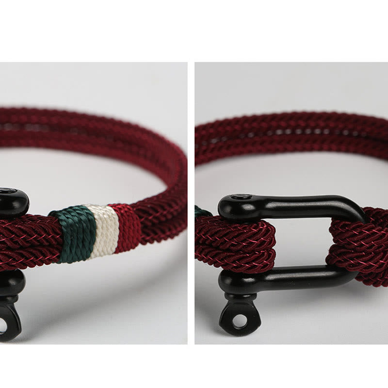 Stone of buddha Simple Design Luck Stainless Steel Buckle Bracelet