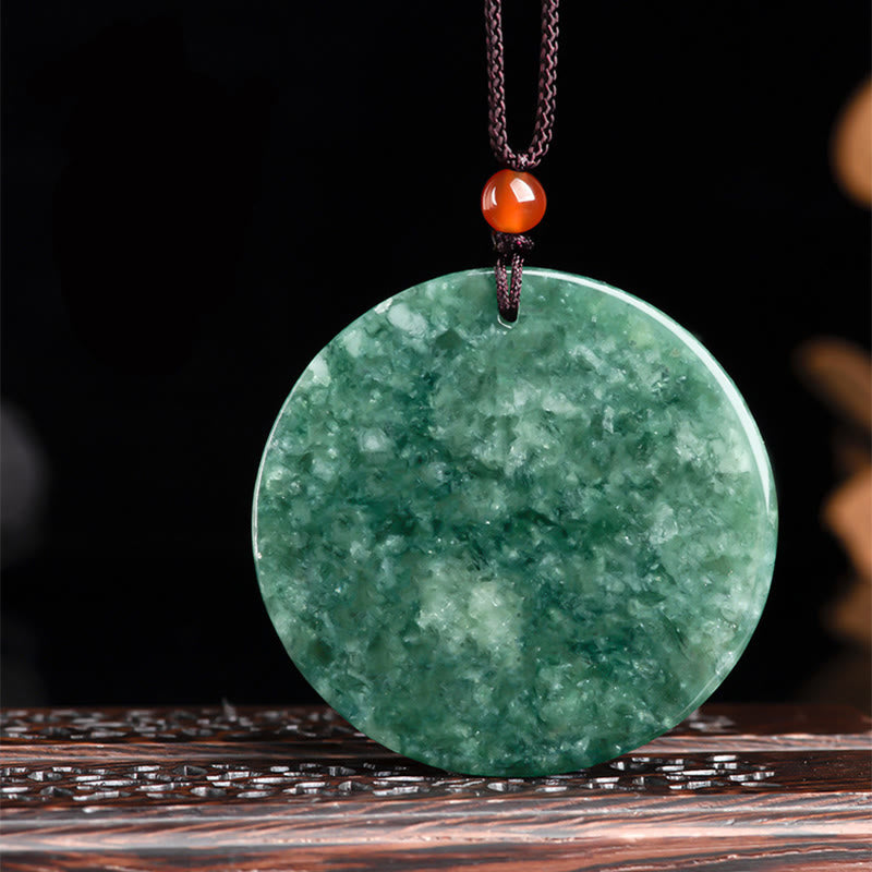 Stone of buddha Natural Jade Kirin Abundance String Necklace Pendant
