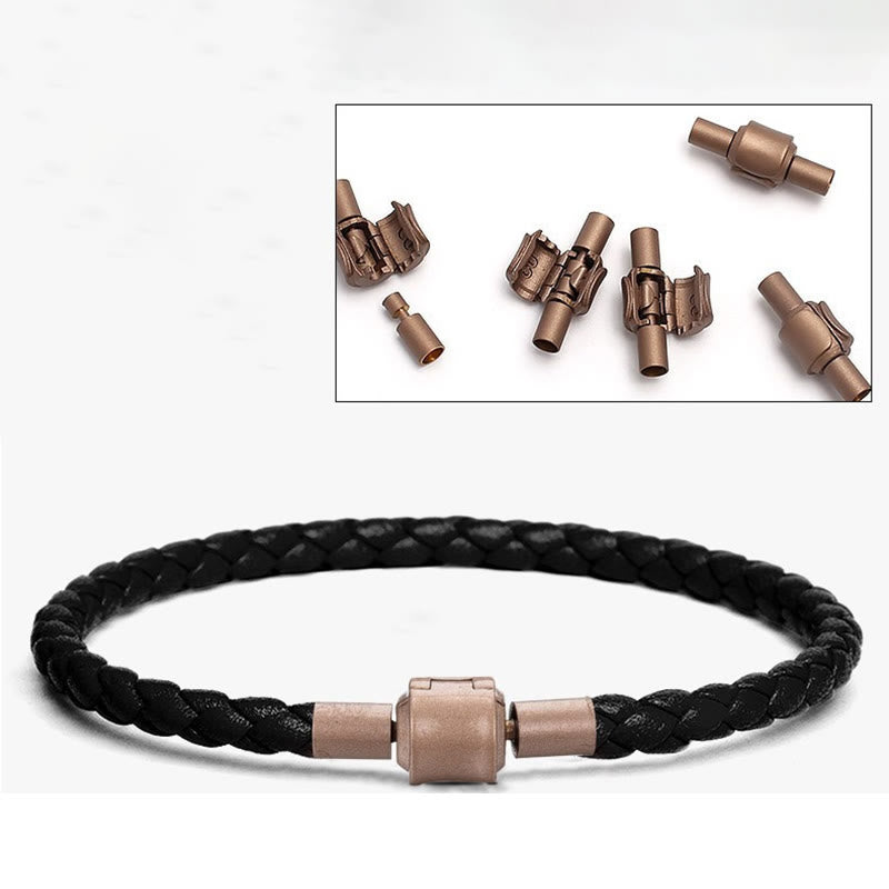 Stone of buddha Vintage Leather Rope Luck Braid String Bracelet
