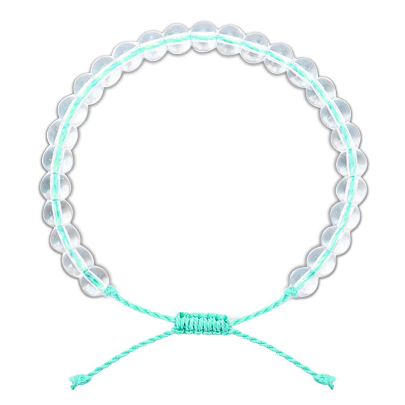 Stone of buddha Handmade Glass Beads Braided String Adjustable Bracelet