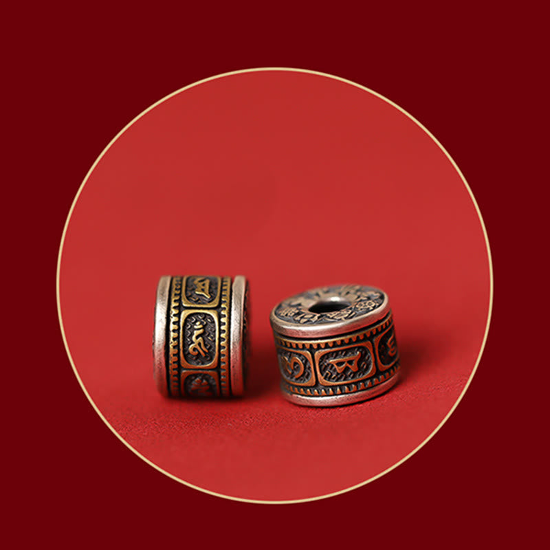 Stone of buddha 925 Sterling Silver Chinese Zodiac Natal Buddha Cinnabar Om Mani Padme Hum Calm Bracelet