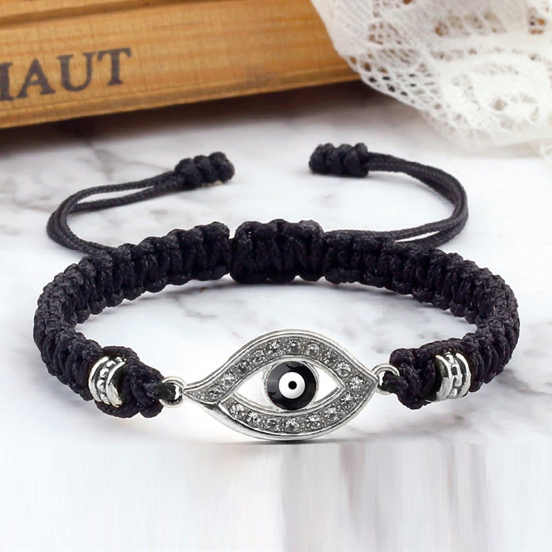 Stone of buddha Evil Eye Keep Away Evil Spirits String Bracelet