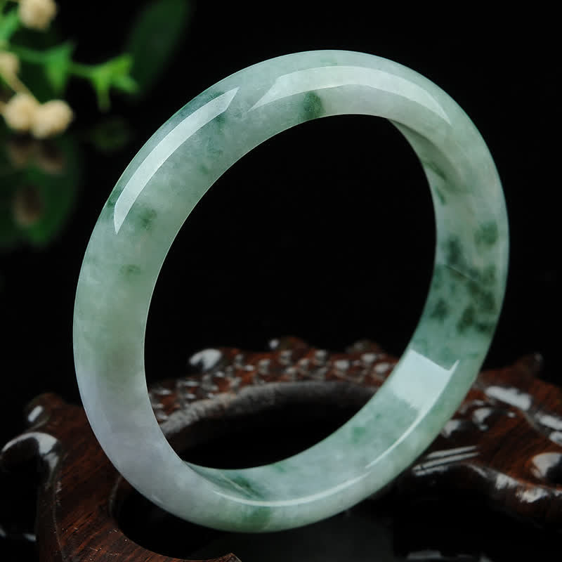 Stone of buddha Jade Luck Blessing Prosperity Bracelet Bangle