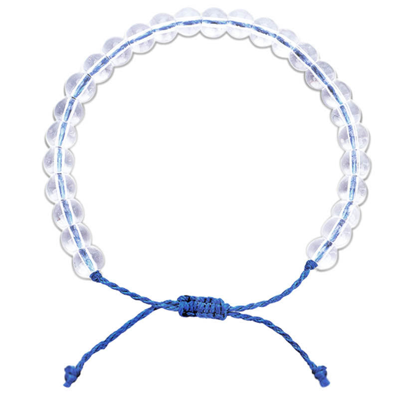Stone of buddha Handmade Glass Beads Braided String Adjustable Bracelet