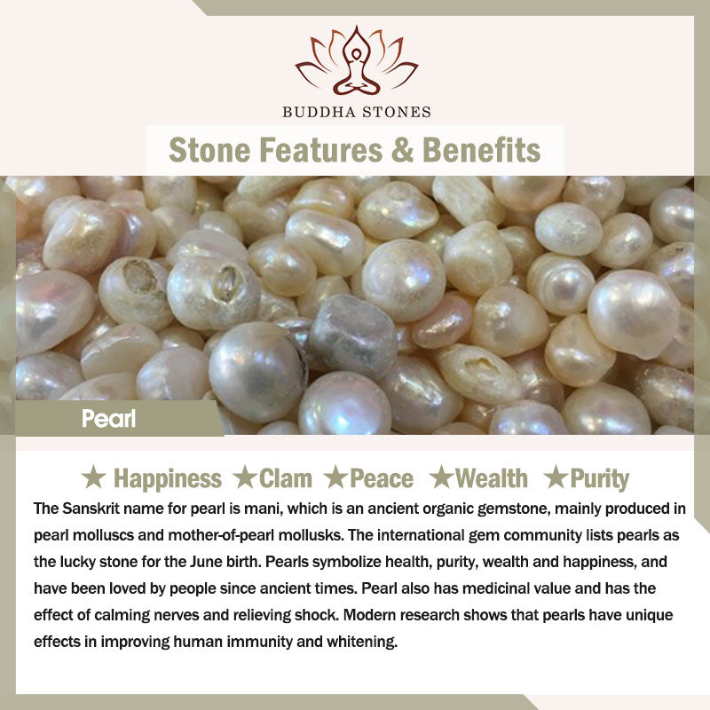 Stone of buddha Pearl Zircon Wealth Charm Necklace Pendant