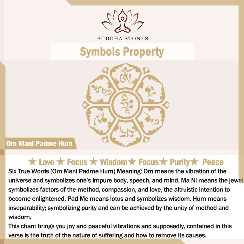 Stone of buddha Tibetan Handmade Om Mani Padme Hum Prayer Wheel Protection Strength String Bracelet