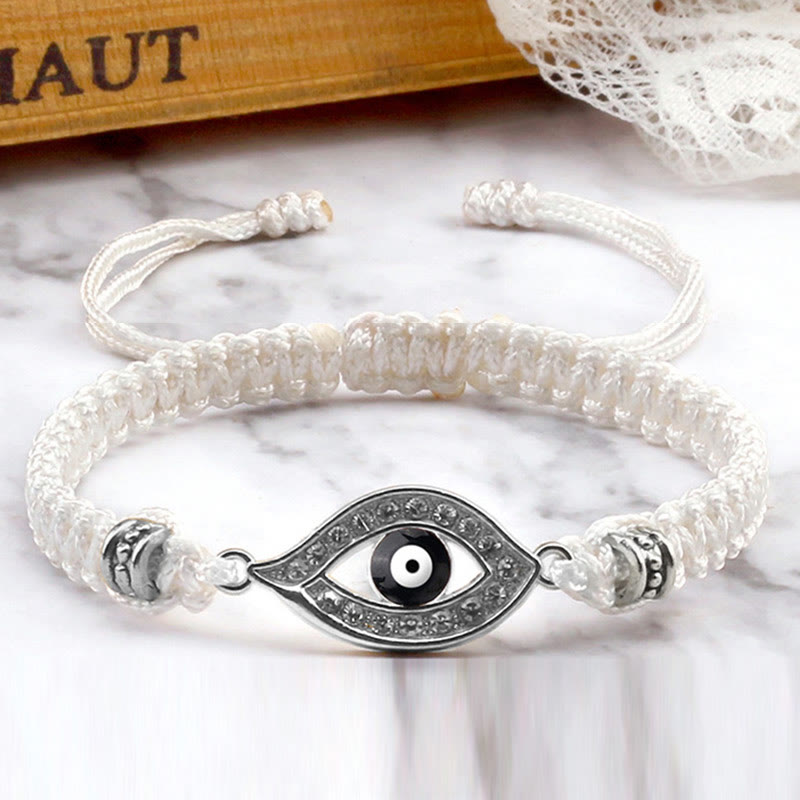 Stone of buddha Evil Eye Keep Away Evil Spirits String Bracelet