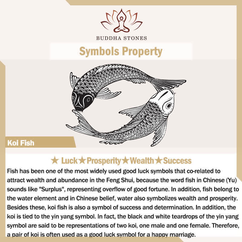 Stone of buddha 999 Sterling Silver Luck Koi Fish Lotus Wealth Bracelet Bangle