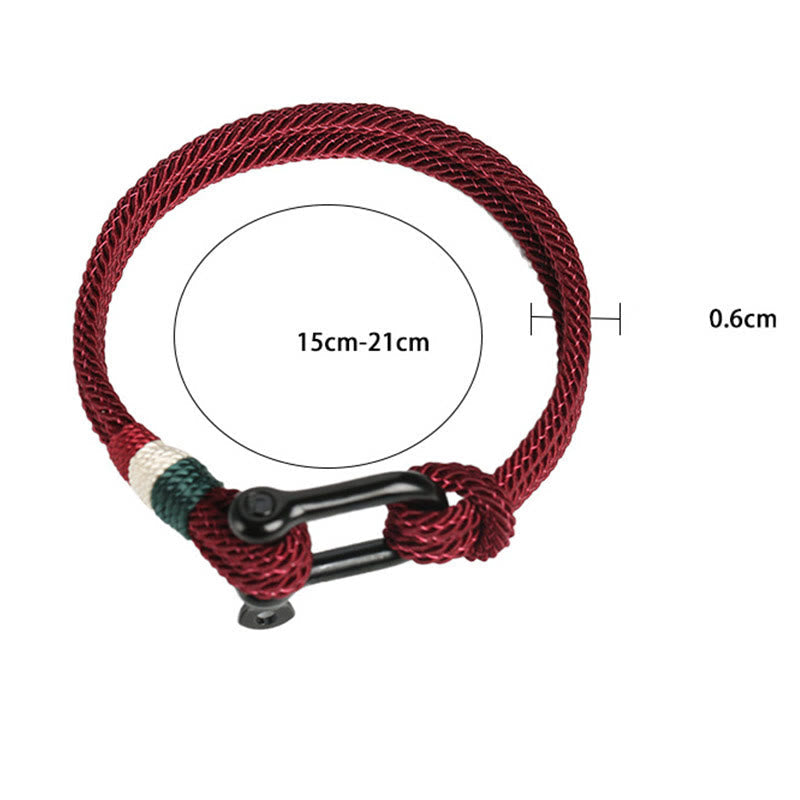 Stone of buddha Simple Design Luck Stainless Steel Buckle Bracelet