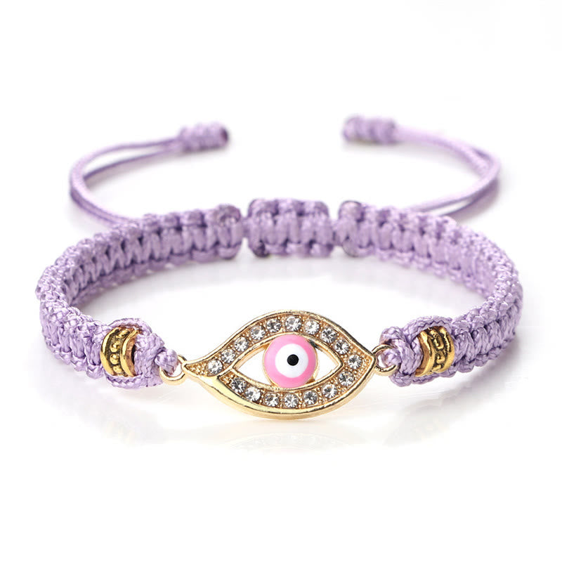 Stone of buddha Evil Eye Keep Away Evil Spirits String Bracelet