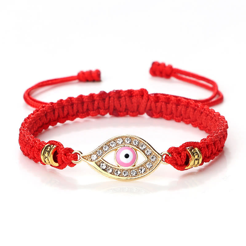 Stone of buddha Evil Eye Keep Away Evil Spirits String Bracelet