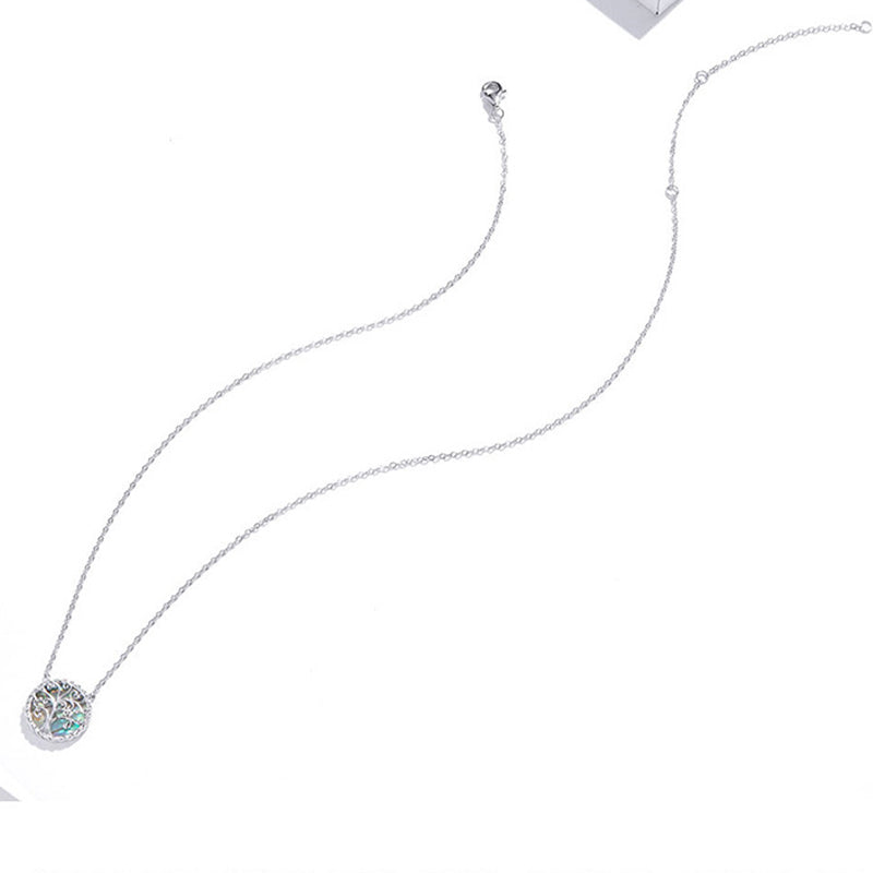 Stone of buddha 925 Sterling Silver The Tree of Life Creation Necklace Pendant
