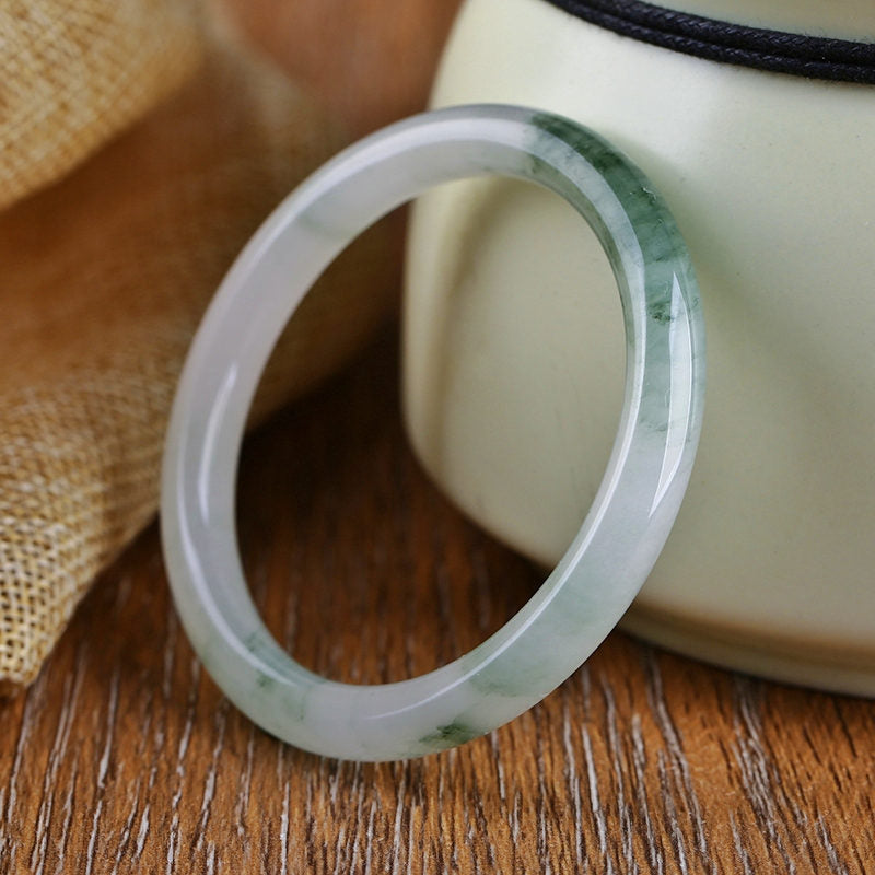 Stone of buddha Natural Jade Abundance Protection Bracelet Bangle