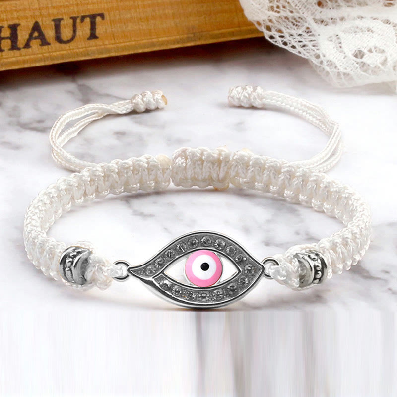 Stone of buddha Evil Eye Keep Away Evil Spirits String Bracelet