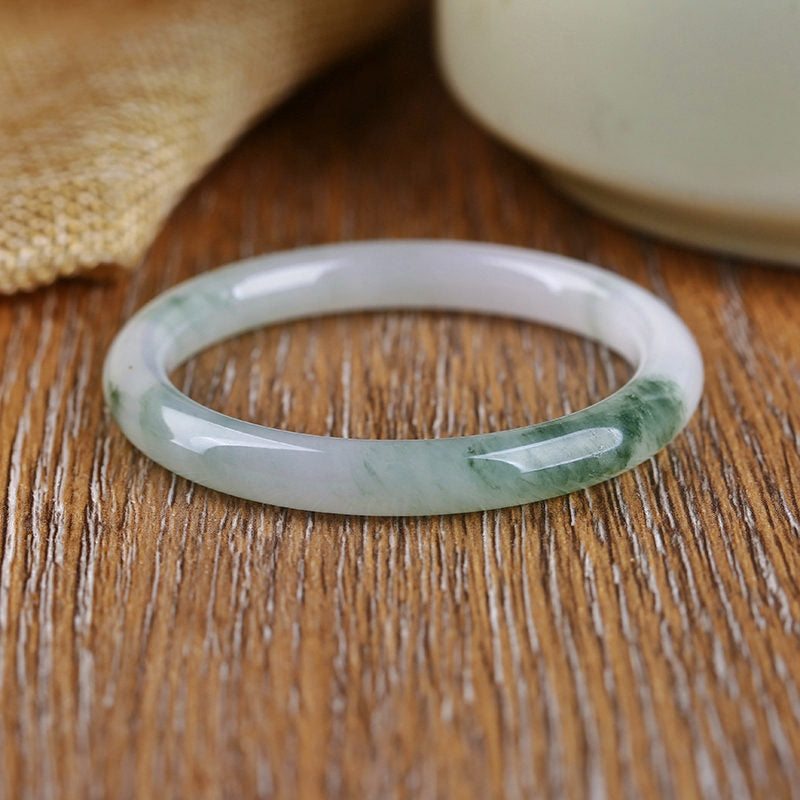 Stone of buddha Natural Jade Abundance Protection Bracelet Bangle