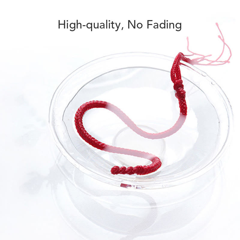Stone of buddha Handmade Five Color Thread Protection Bracelet