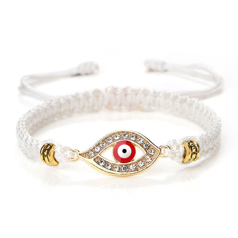 Stone of buddha Evil Eye Keep Away Evil Spirits String Bracelet