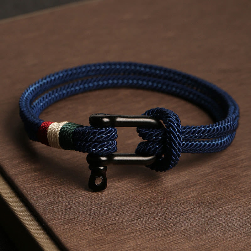 Stone of buddha Simple Design Luck Stainless Steel Buckle Bracelet
