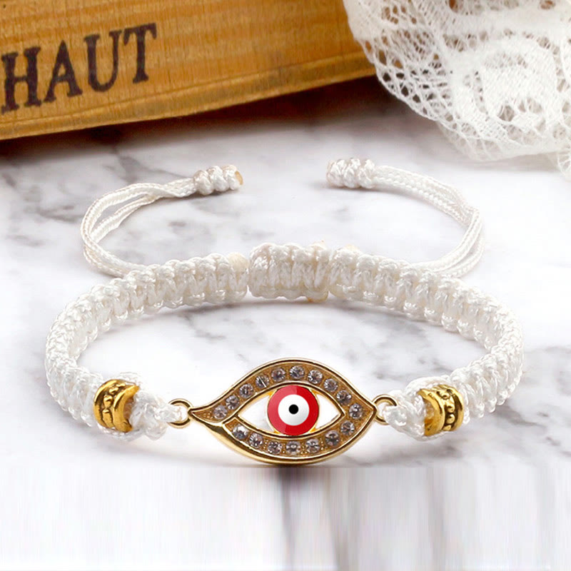 Stone of buddha Evil Eye Keep Away Evil Spirits String Bracelet
