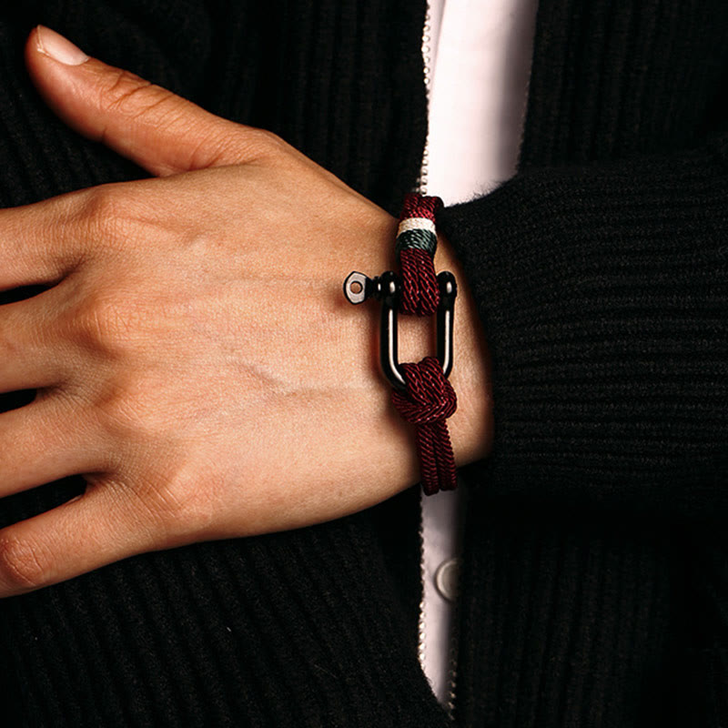 Stone of buddha Simple Design Luck Stainless Steel Buckle Bracelet