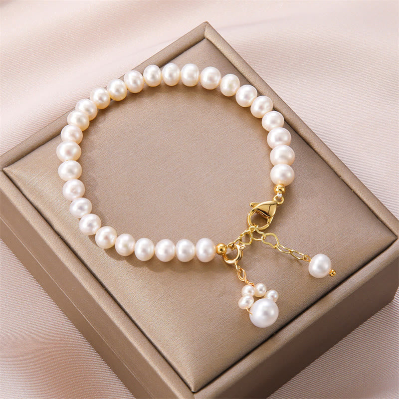 Stone of buddha Pearl Cat Paw Healing Chain Bracelet