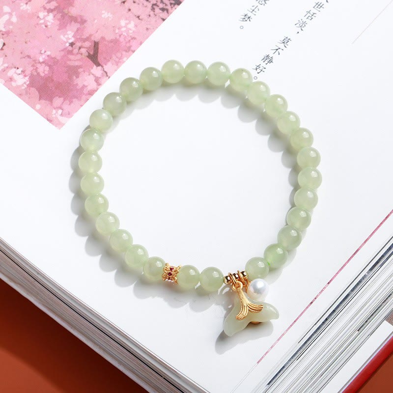 Stone of buddha 925 Sterling Silver Plated Gold Natural Hetian Jade Bead Gourd Lotus Bamboo Fu Character Luck Bracelet