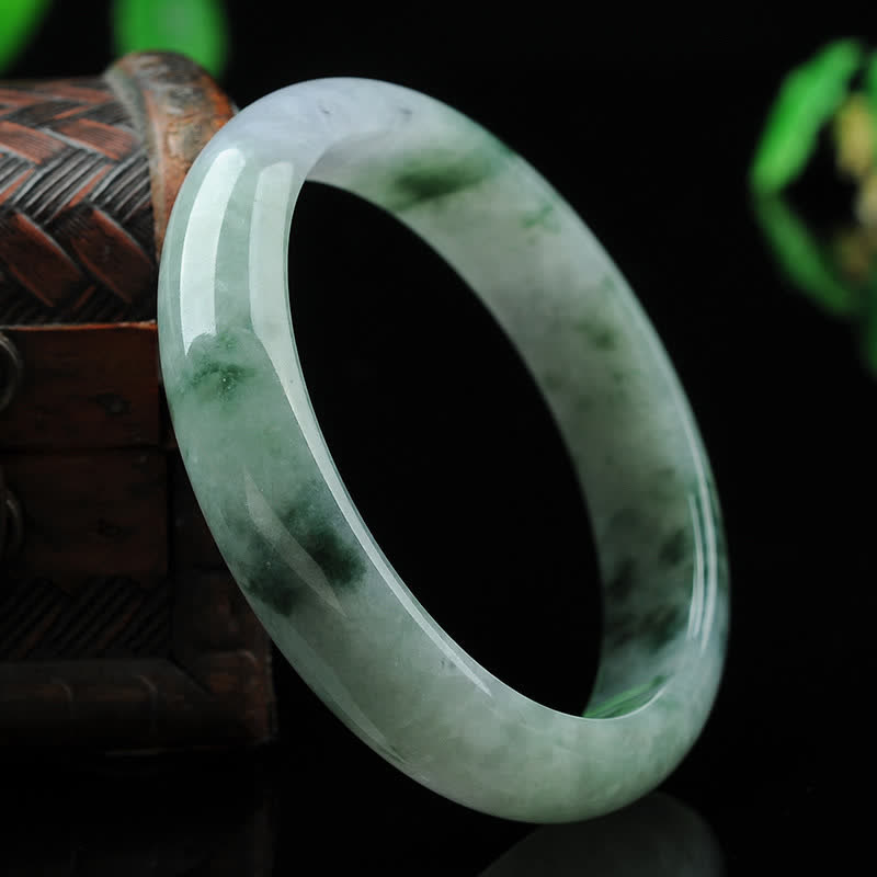 Stone of buddha Jade Luck Blessing Prosperity Bracelet Bangle