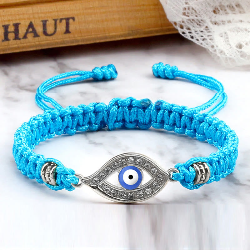 Stone of buddha Evil Eye Keep Away Evil Spirits String Bracelet