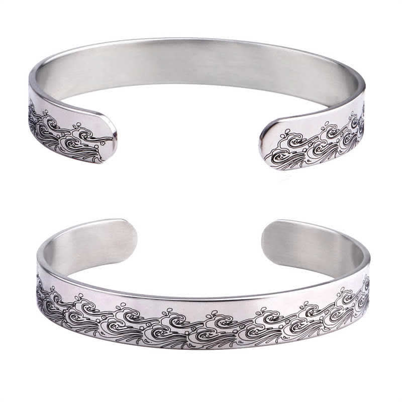 Stone of buddha The Day I Lost You Memorial Harmony Bracelet Bangle