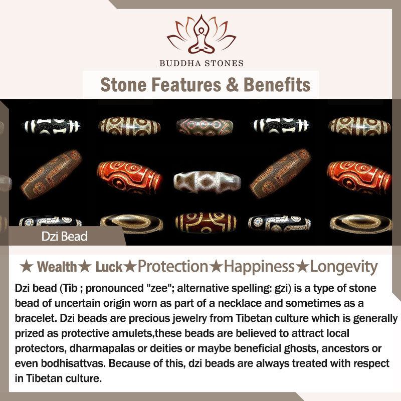 Stone of buddha Tibet 108 Mala Beads Bodhi Seed Bagua Vajra Dzi Bead Gray Agate Wealth Bracelet