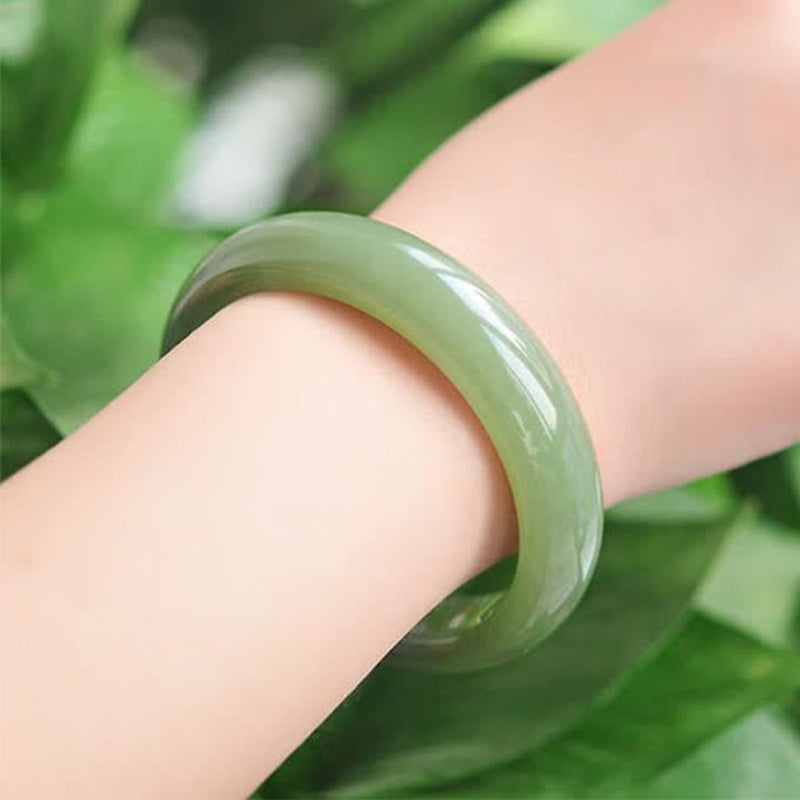 Stone of buddha Jade Abundance Blessing Bangle Bracelet