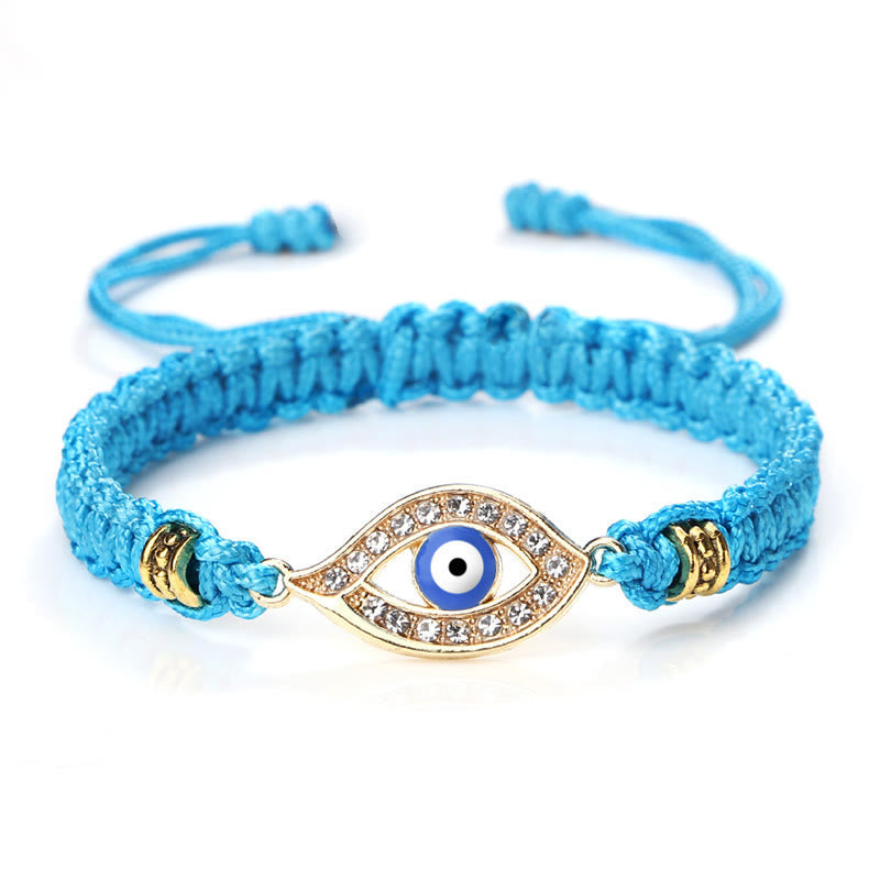 Stone of buddha Evil Eye Keep Away Evil Spirits String Bracelet
