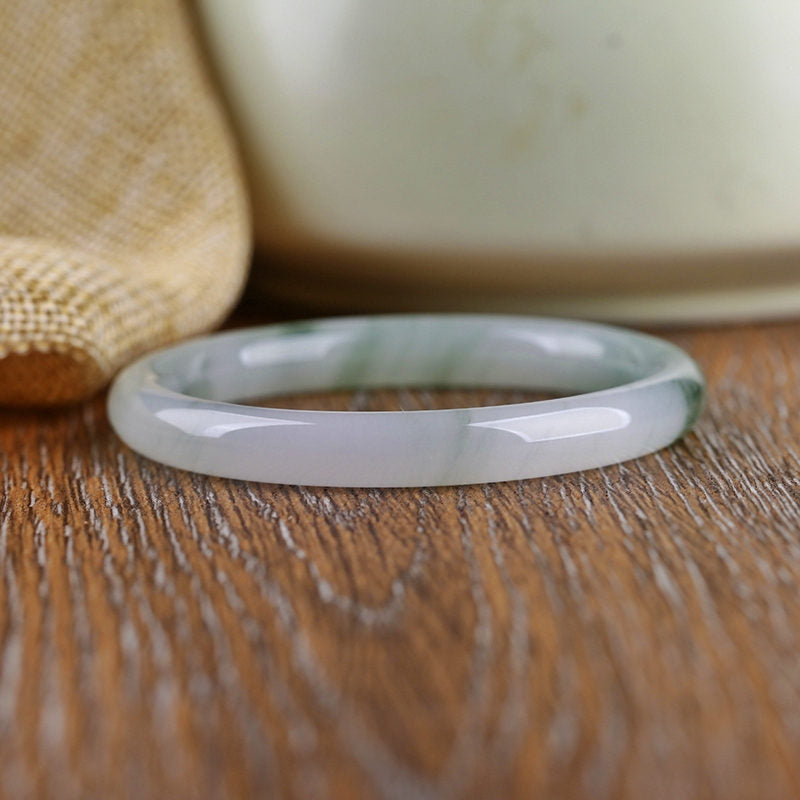 Stone of buddha Natural Jade Abundance Protection Bracelet Bangle